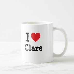 I Liebe Klare Herzfunktion T - Shirt Tasse