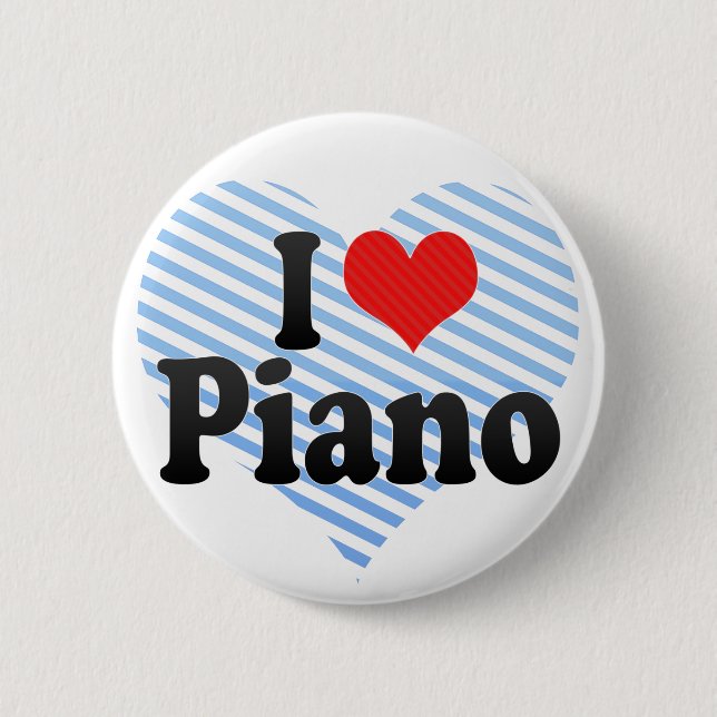 I Liebe-Klavier Button (Vorderseite)