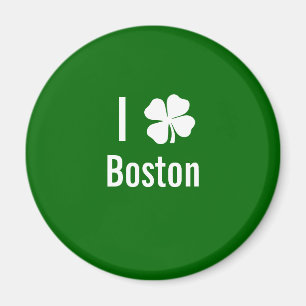 I Liebe (Kleeblatt) Boston St Patricks Day Magnet