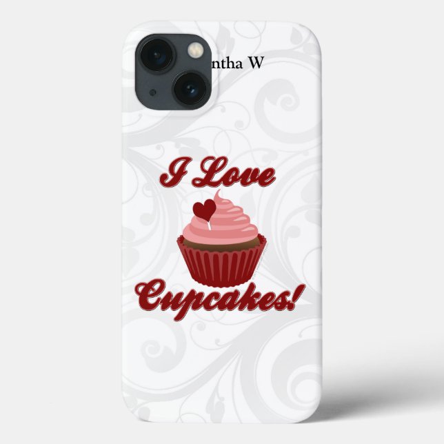 I Liebe-kleine Kuchen Case-Mate iPhone Hülle (Rückseite)