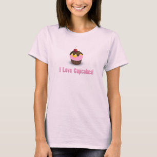 I Liebe-kleine Kuchen T-Shirt