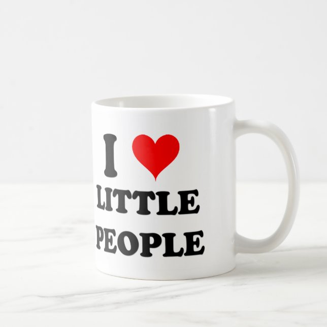 I Liebe-kleine Leute Tasse (Rechts)