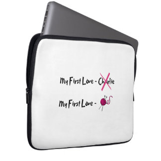 I Liebe Knittern Laptopschutzhülle