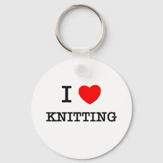 I LIEBE KNITTING SCHLÜSSELANHÄNGER