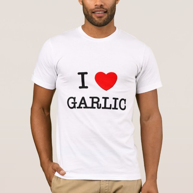 I Liebe-Knoblauch T-Shirt (Vorderseite)
