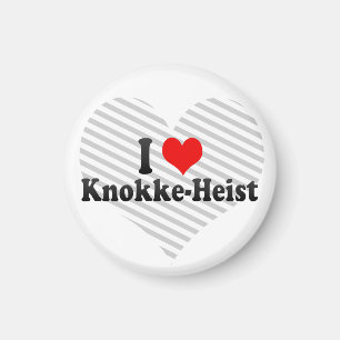 I Liebe Knokke-Bewaffneter Raubüberfall, Belgien Magnet