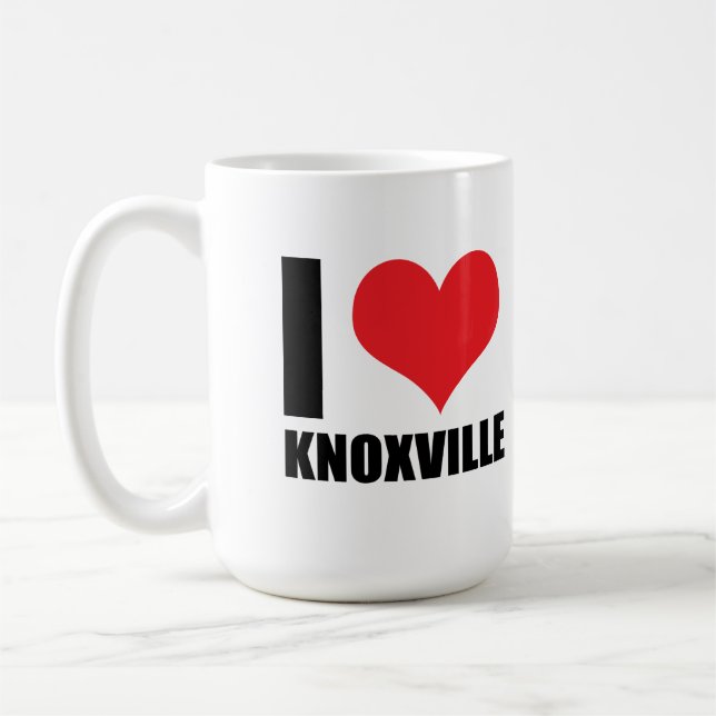 I Liebe Knoxville Kaffeetasse (Links)