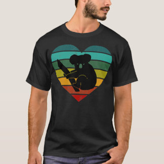 I Liebe Koala Bears Retro Herz T-Shirt