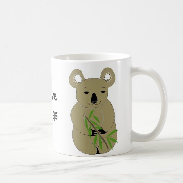 I Liebe Koala Bears Tasse (Rechts)