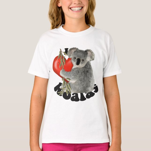 I Liebe-Koala T-Shirt (Vorderseite)