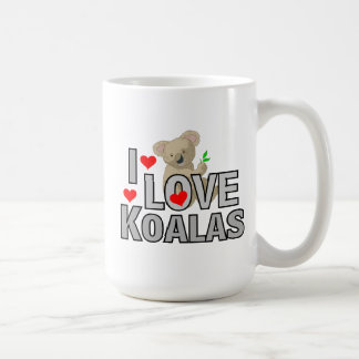 I Liebe Koalas Kaffee Tasse