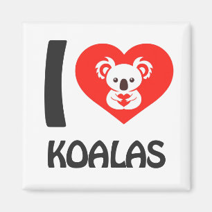 I Liebe Koalas Magnet