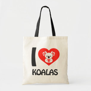 I Liebe Koalas Tragetasche
