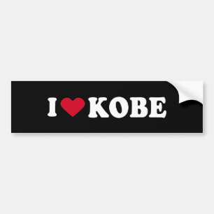 I LIEBE KOBE AUTOAUFKLEBER