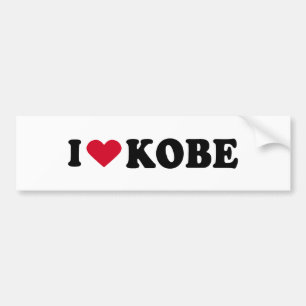 I LIEBE KOBE AUTOAUFKLEBER