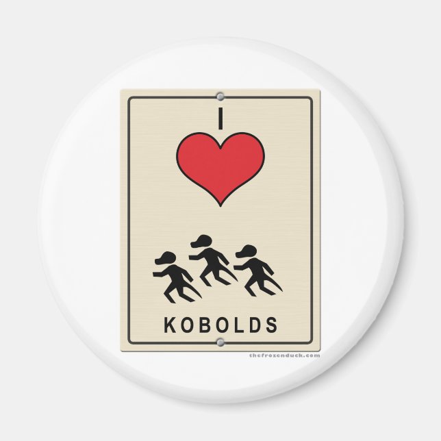 I Liebe Kobolds Magnet (Vorne)