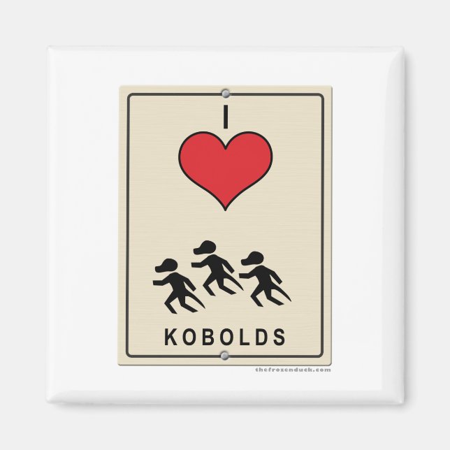 I Liebe Kobolds Magnet (Vorne)