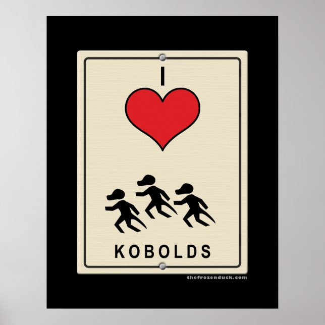 I Liebe Kobolds Poster (Vorne)