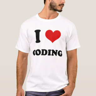 I Liebe-Kodierung des Herz-I T-Shirt