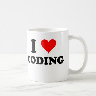 I Liebe-Kodierung Kaffeetasse