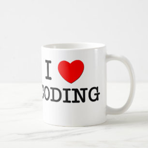 I Liebe-Kodierung Kaffeetasse
