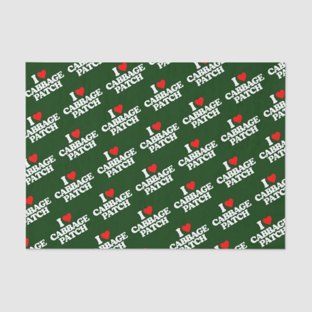 I LIEBE-KOHL-FLECKEN SEIDENPAPIER (Vorderseite)