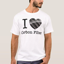 I Liebe-Kohlenstoff-Faser T-Shirt