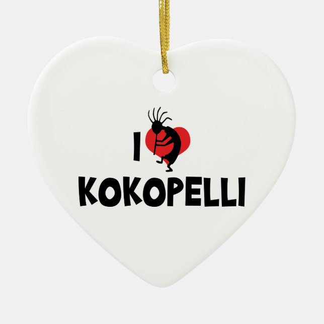 I Liebe Kokopelli Ornament (Vorne)
