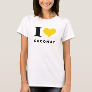 I Liebe Kokosnuss T-Shirt