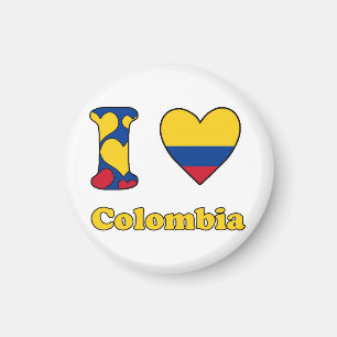 I Liebe Kolumbien Magnet