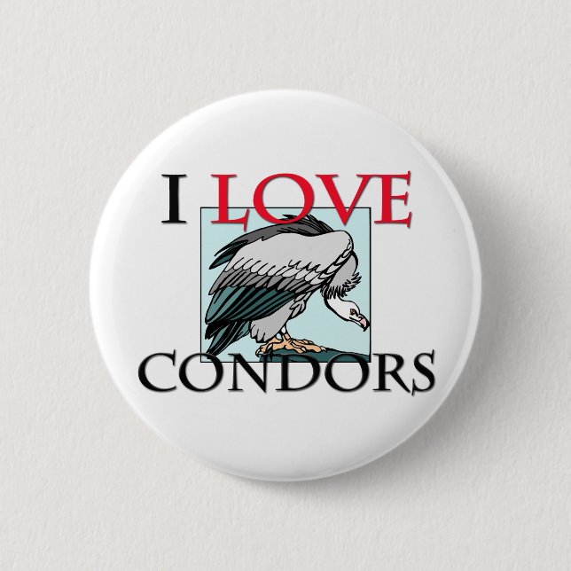 I Liebe-Kondore Button (Vorderseite)