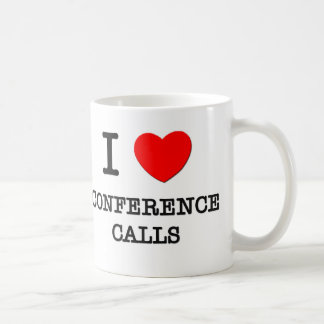 I Liebe-Konferenz-Anrufe Tasse