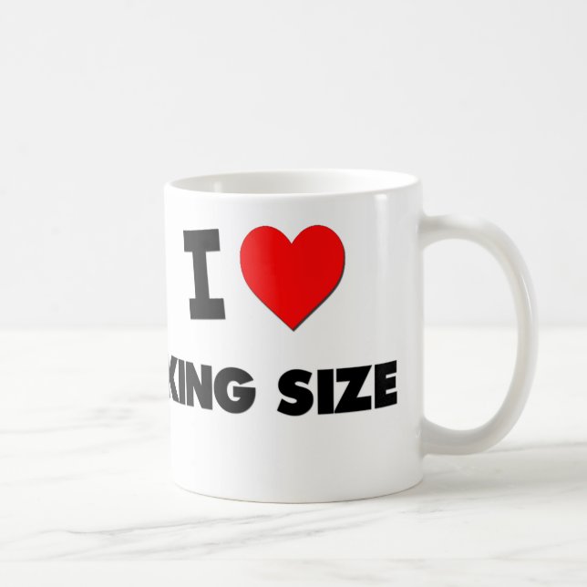 I Liebe-König Size Tasse (Rechts)