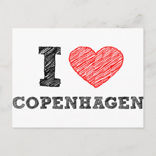 I Liebe Kopenhagen Postkarte