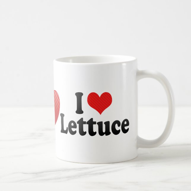 I Liebe-Kopfsalat Tasse (Rechts)