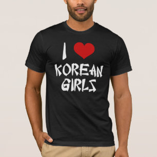I Liebe Koreanisches Girls-Shirt T-Shirt