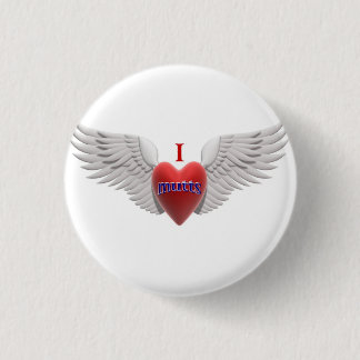 I Liebe-Köter-Knopf Button