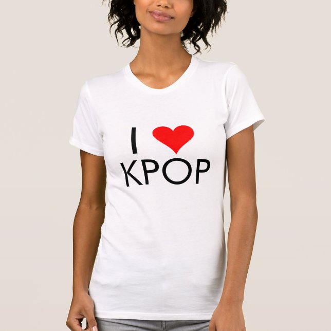 I Liebe KPop T-Shirt (Vorderseite)
