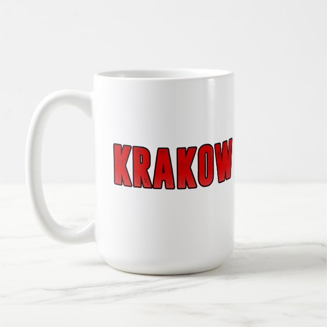 I Liebe Krakow Kaffeetasse (Links)