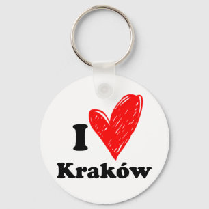 I Liebe Kraków Schlüsselanhänger