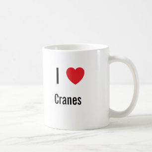 I Liebe Krane Kaffeetasse
