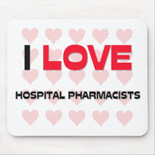I LIEBE-KRANKENHAUS-APOTHEKER MOUSEPAD