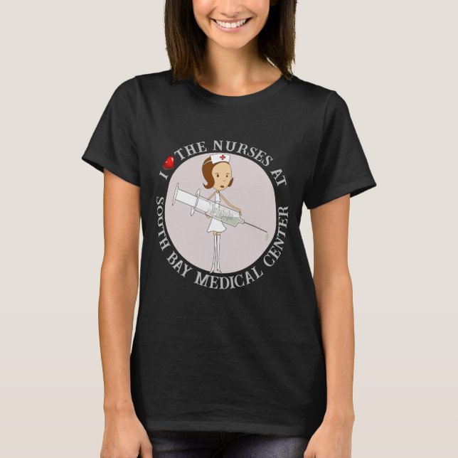 I Liebe Krankenschwestern * Krankenpflege T-Shirt (Vorderseite)