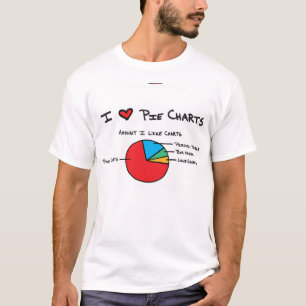 I Liebe-Kreisdiagramme T-Shirt