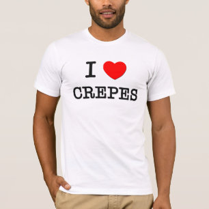 I Liebe KREPPS (Nahrung) T-Shirt