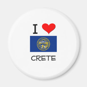 I Liebe Kreta Nebraska Magnet