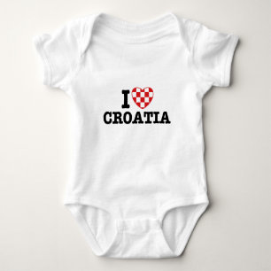 I Liebe Kroatien Baby Strampler