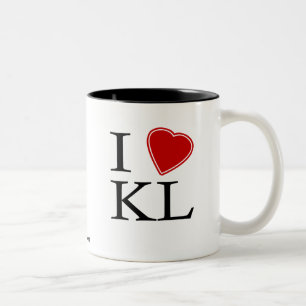 I Liebe Kuala Lumpur Zweifarbige Tasse