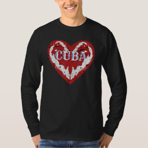 I Liebe Kuba Heartland Life Island Formation Heart T-Shirt