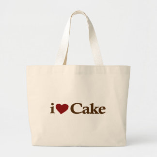 I Liebe-Kuchen Jumbo Stoffbeutel